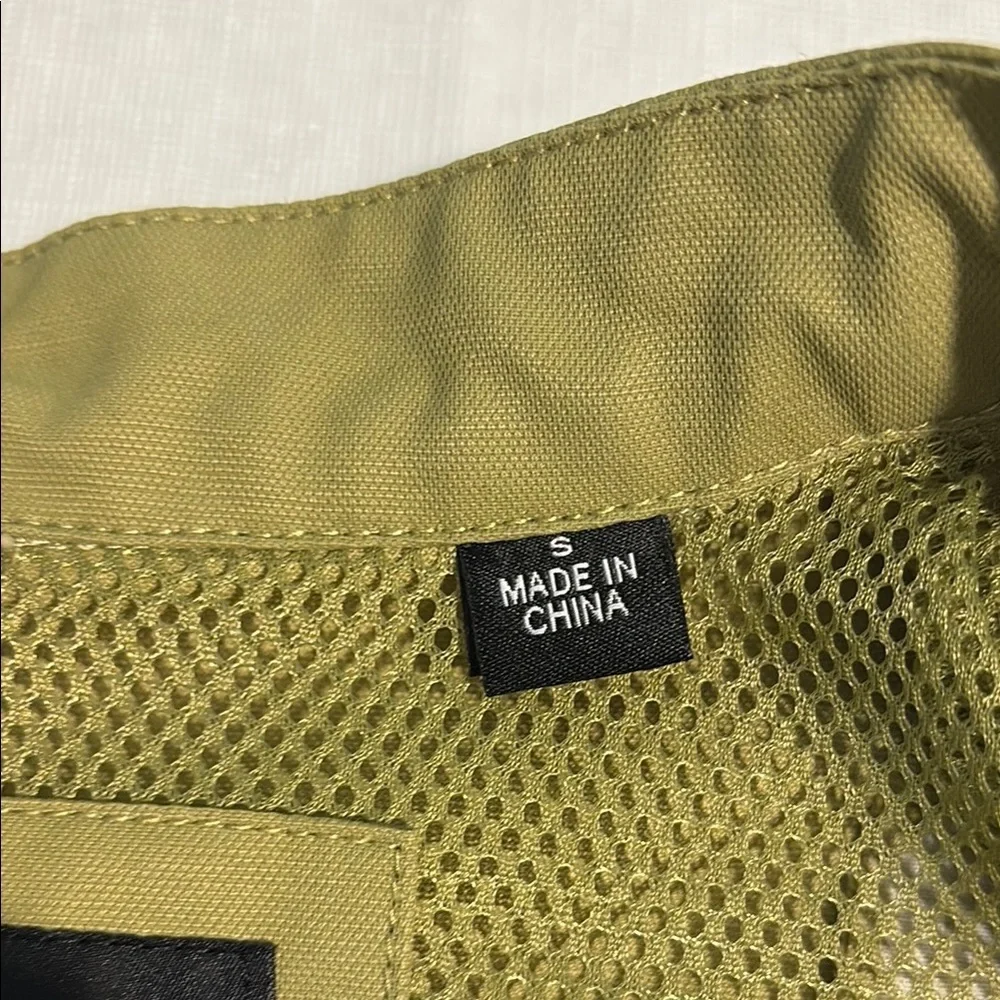 Harley-Davidson Olive Green Moto Jacket Lightweight Zip Front Logo Women’s - Picture 9 of 14